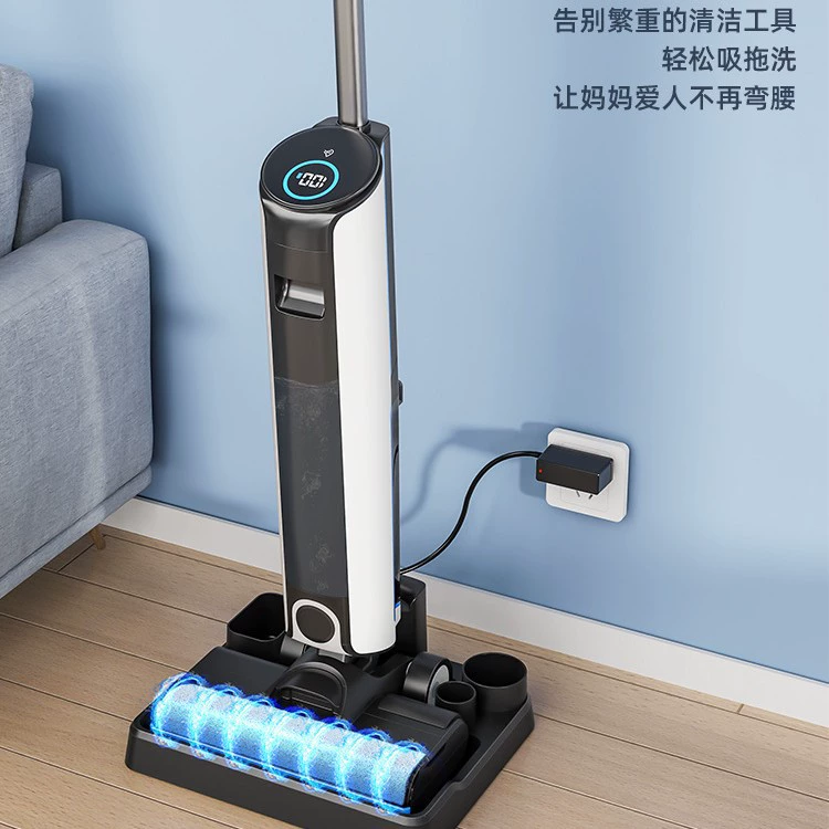 Cross-border wireless floor scrubber super cost-effective high suction high power carpet vertical floor scrubber handheld household floor scrubber