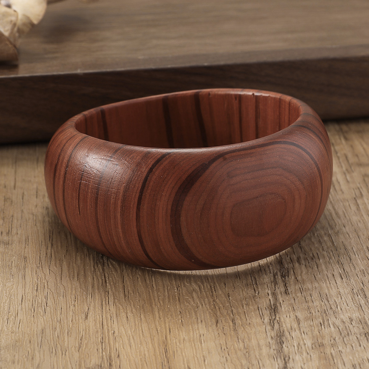 50g Weight Bangle Classification Wood Chain Material 1 Piece Quantity Holiday, Party Occasion Wood Material Geometric Pattern All Seasons Season Unisex Gender Retro, Classic Style Style Retro Classic Style Geometric Wood Bangles Wholesale 12