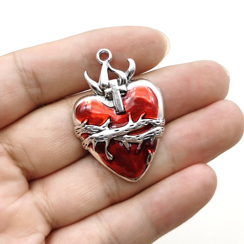 DIY Jewelry Accessories Classification 1 Piece Quantity Zinc alloy Material 1 Piece Zinc Alloy Gold Plated Heart Shape Pendant