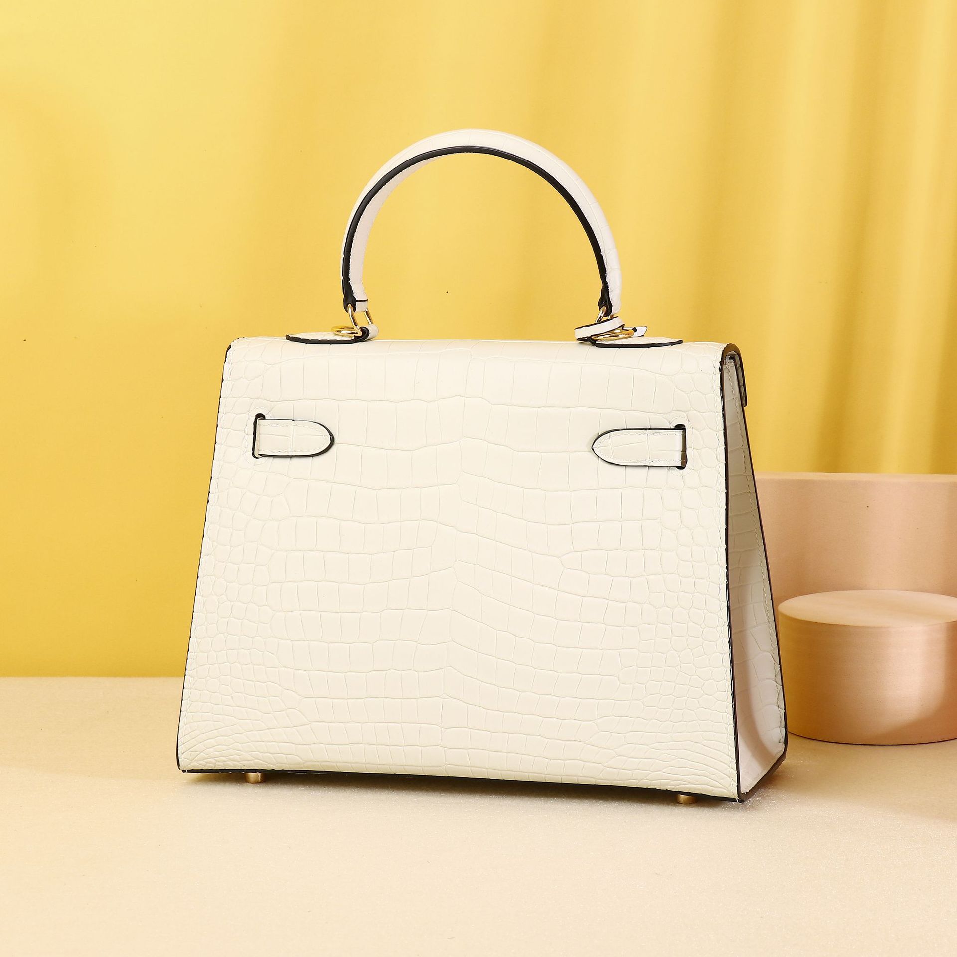 Patrón de vientre de cocodrilo bolso clásico para mujer Kaili bolso diagonal de un solo hombro de gran capacidad bolso femenino de alta gama fábrica al por mayor