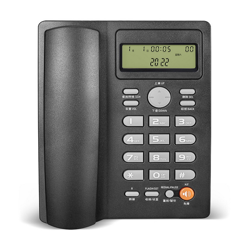 Neutral telephones, in stock, no logo, suitable for home and office use, caller ID, hands-free calling, table/wall compatible.
