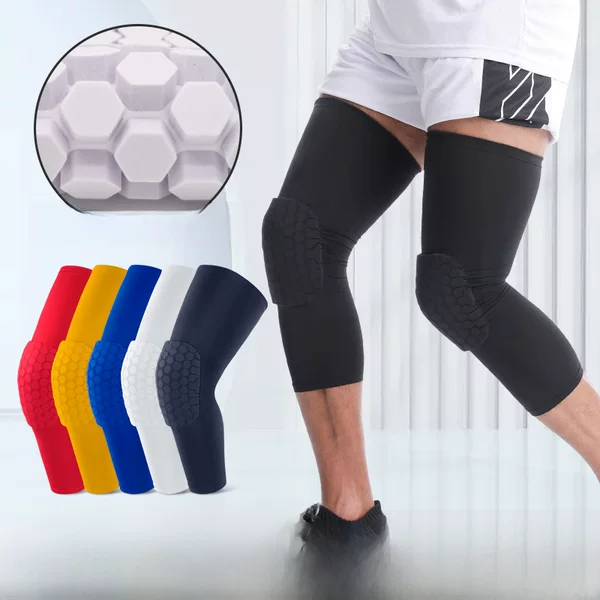 Honeycomb Sports Anti-collision Knee Cover Protective Patella Cover Outdoor Basketball Football Riding Leg Cover Sporting Goods