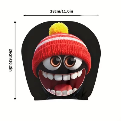 Universal seat cover – Customizable with Your Own Design - 17-double-sided-printing-1pc-26cm28cm
