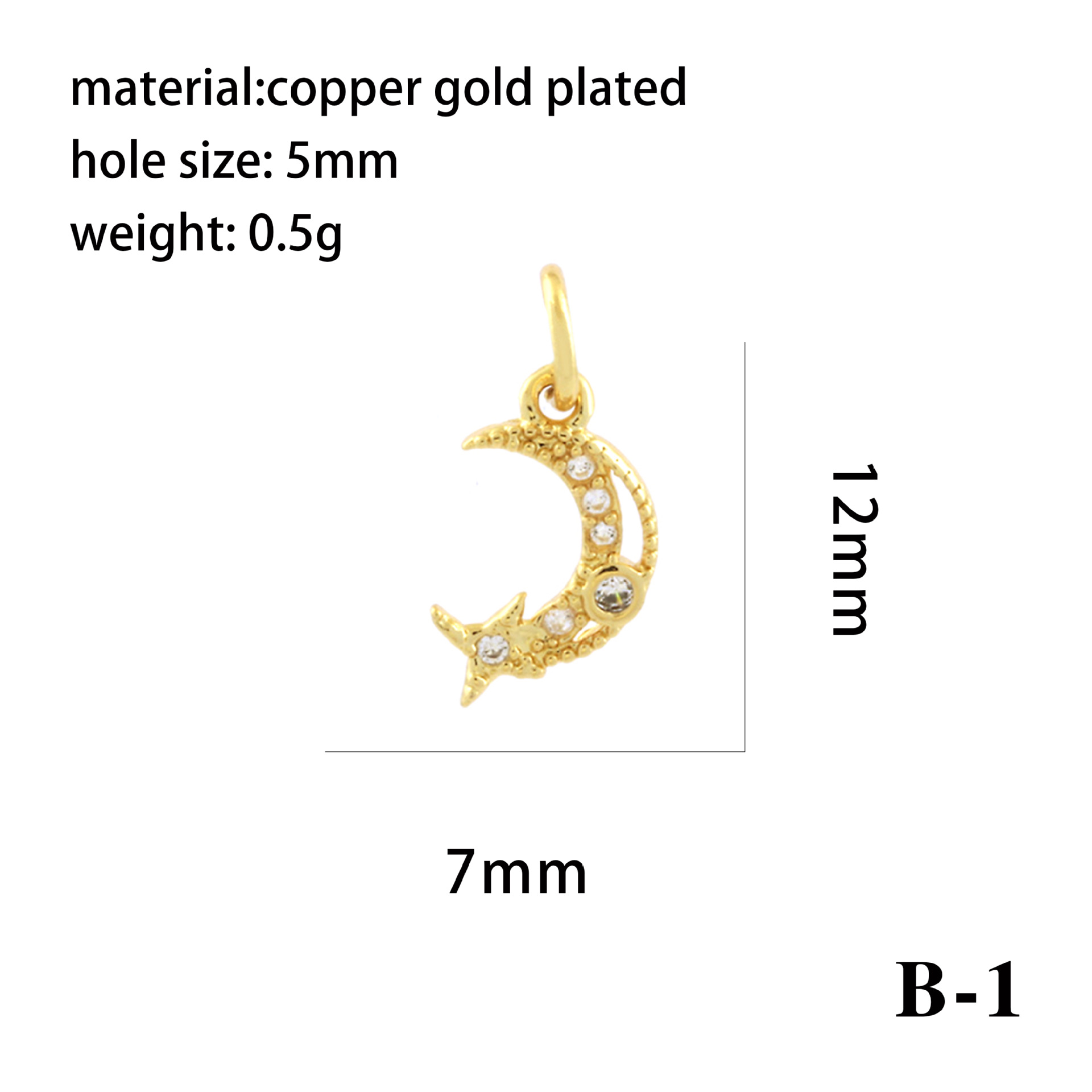 2g Weight Pendant Jewelry Making Type 18K Gold Plated Plating Material Zircon Inlay Material DIY Jewelry Accessories Classification 1 Piece Quantity Copper Material Star, Coconut Tree, Notes Pattern Plating, Inlay Design Simple Style Style 1 Piece Copper Zircon 18K Gold Plated Star Coconut Tree Notes Pendant 4