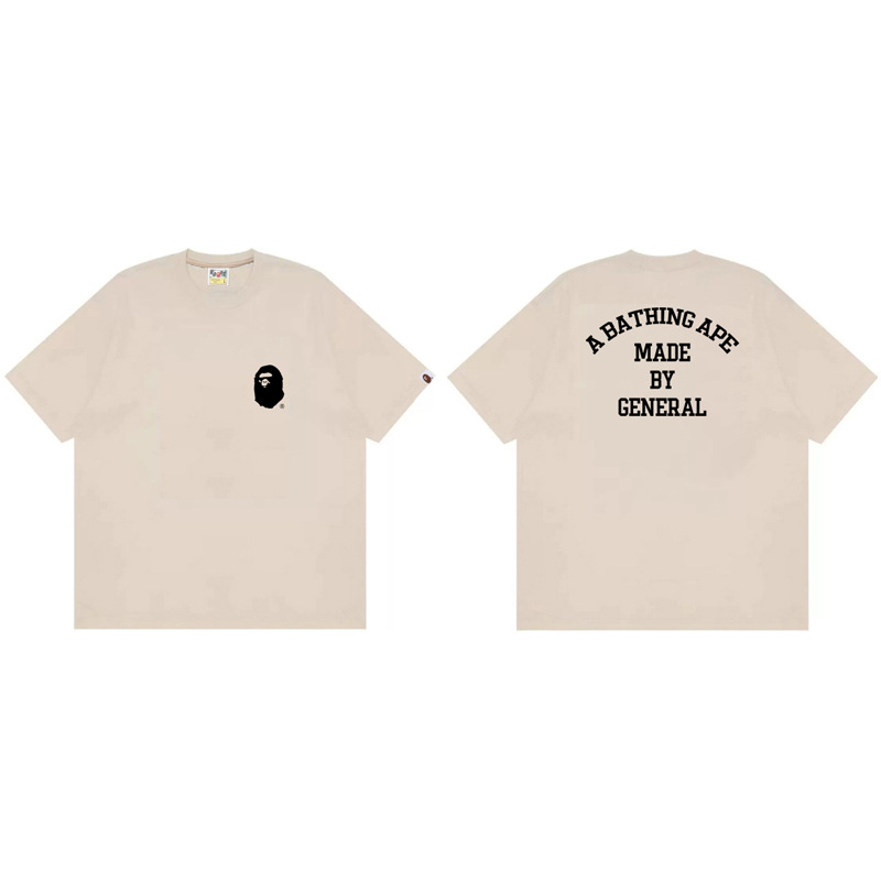 クロスボーダー卸売潮ブランド BAPE エイプヘッド半袖シャークトップ T シャツ供給 240 グラム半袖