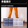 2024 hot wheat transparent plastic folding shoe box assembly shoe box simple modern storage shoe box and shoe cabinet