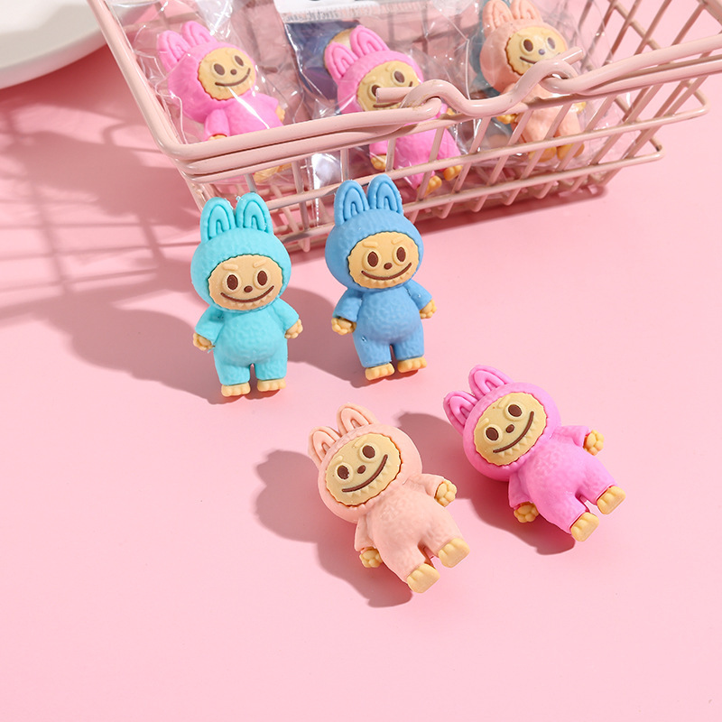 3D取り外し可能な新しい布消しゴムアニメかわいい人形プレゼント学生消しゴム国境を越えた文房具卸売り|undefined
