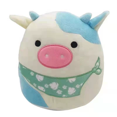 Sally Doll in stock Wholesale: Oyuncaq yastıqlar - blue-scarf-cow-20cm0140kg