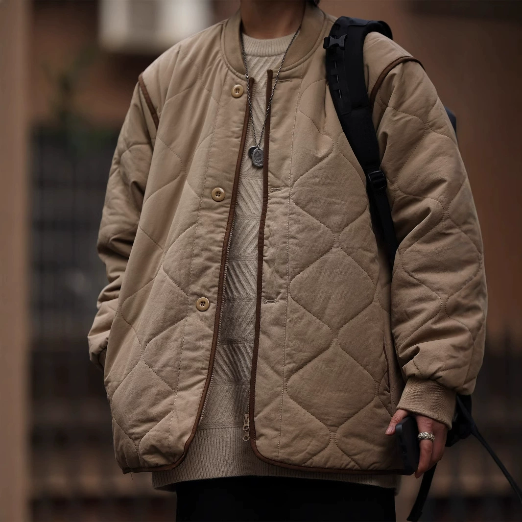 Winter retro down jacket for men and women, oversize