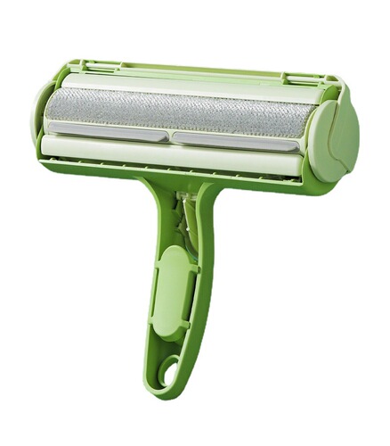 Pet hair stick roller, two-way hair removal brush, clothing sofa hair stick machine, automatic cleaning cat, dog, frog hair stick brush