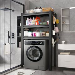 洗濯機収納ラックドラムフリップトップバルコニー浴室収納ラック家庭用浴室収納ラック