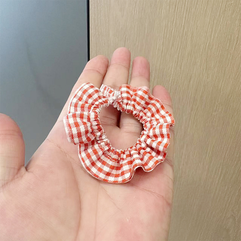 かわいいミニキャンバスバッグぬいぐるみチェック柄バッグウエストハイランド人形ツイストスティック子犬アクセサリーチェック柄スカートベビー服|undefined