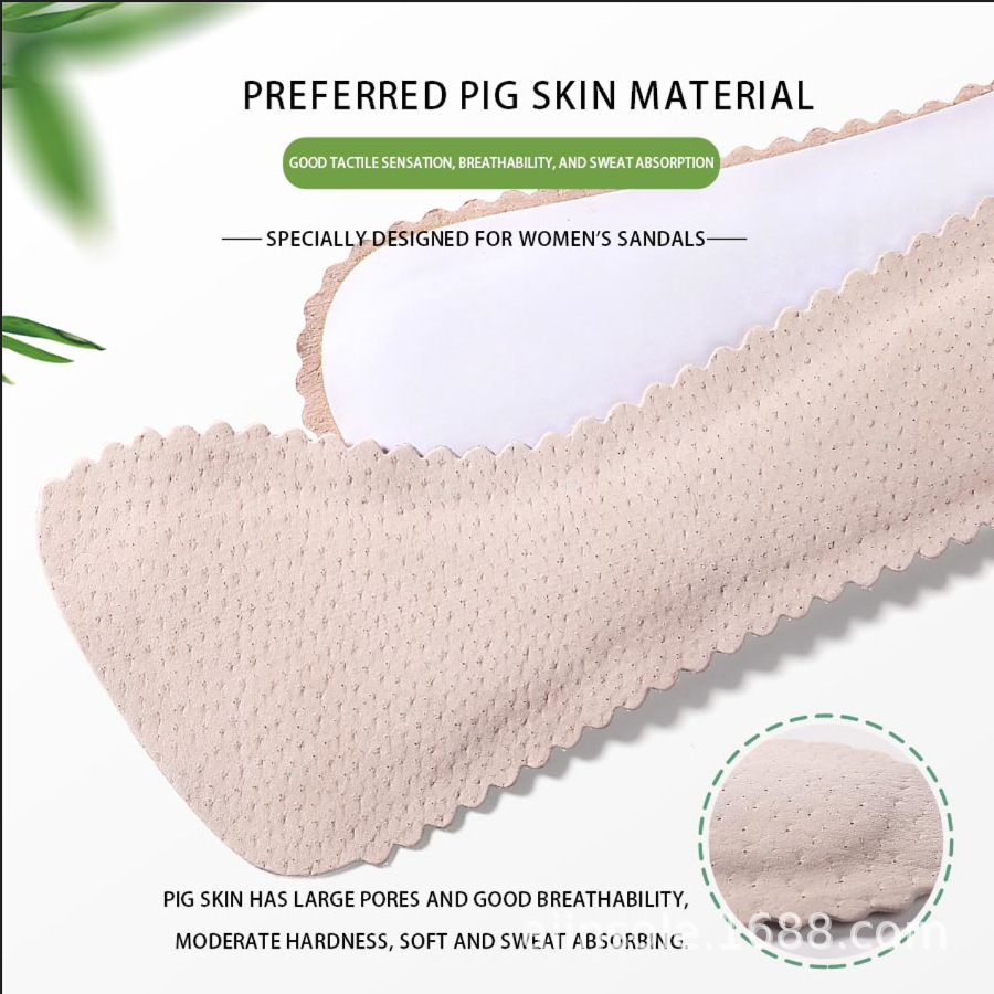 Seven point insole for anti slip sandals and high heels