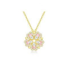 s925 スターリングシルバーネックレス夏のアクセサリー女性のための 2 ウェイ開閉四つ葉のクローバーハイエンドライト高級ニッチジュエリー