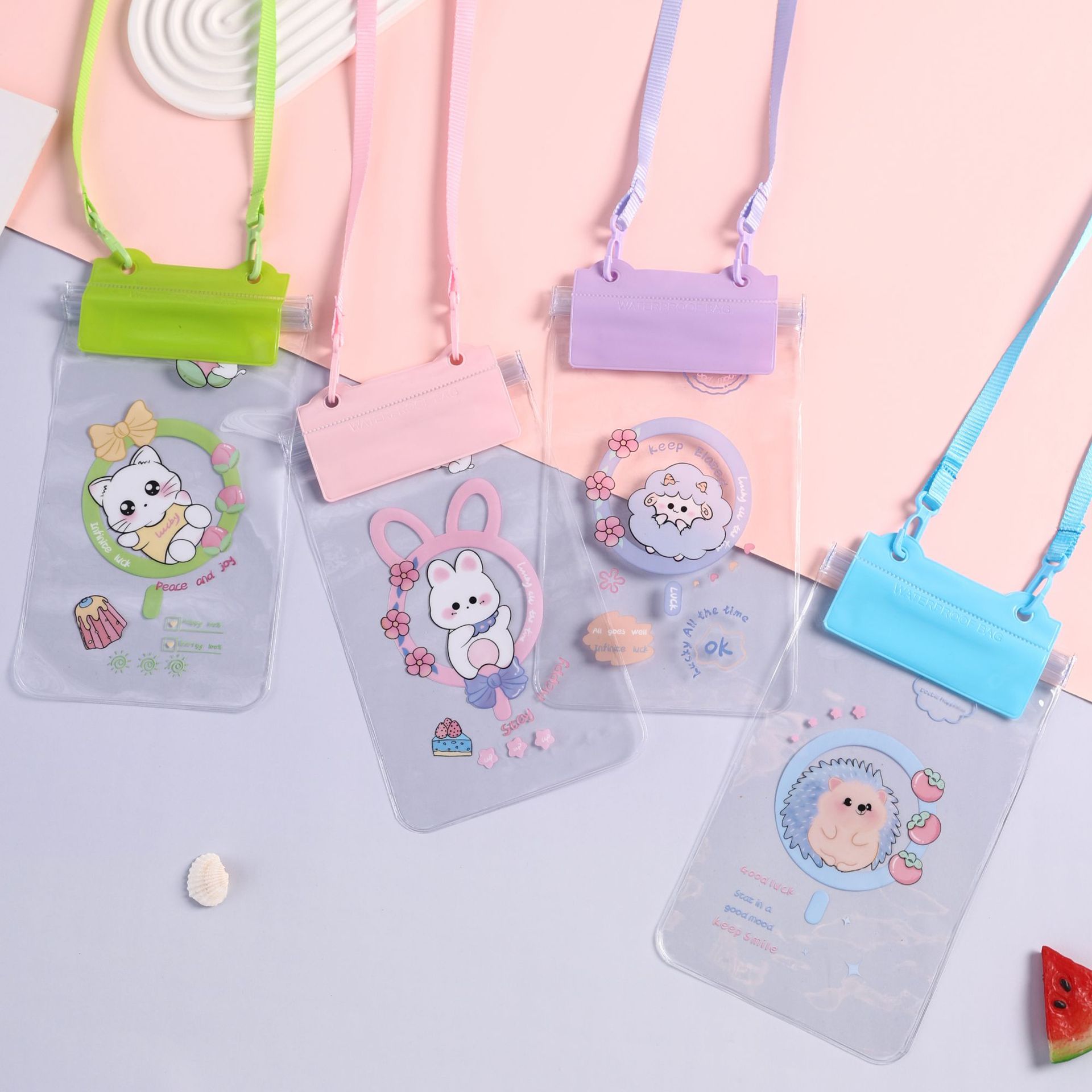 70% off Cartoon Mobile Phone Waterproof Bag Outdoor Pvc Sealing, Touch Screen Waterproof Mobile Phone Waterproof Bag Cartoon Mobile Phone