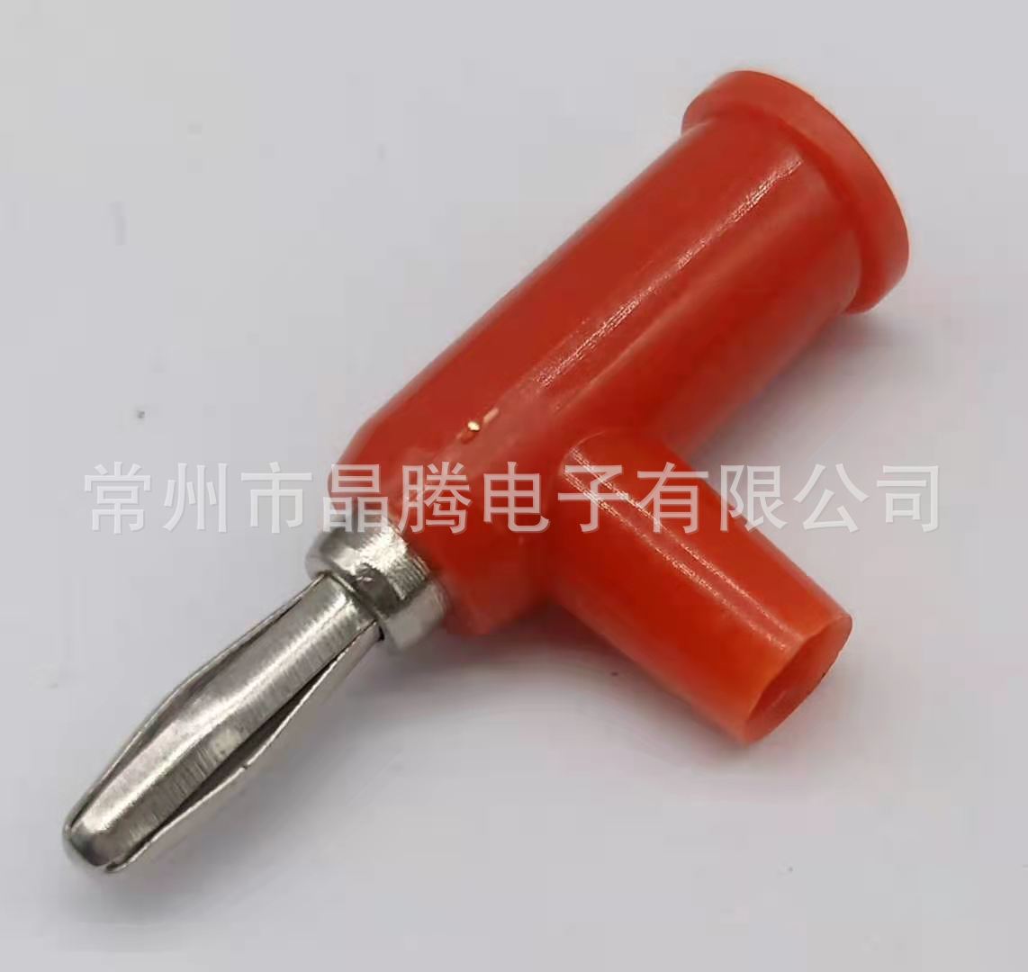 枪型香蕉插头 4mm免焊香蕉插 头 4mm四叶花香蕉插