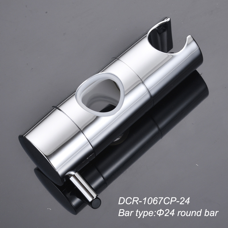 Soporte para ducha Soporte para colgar Varilla elevadora ajustable Accesorios para juego de ducha Cubierta deslizante redonda Soporte de horquilla de baño