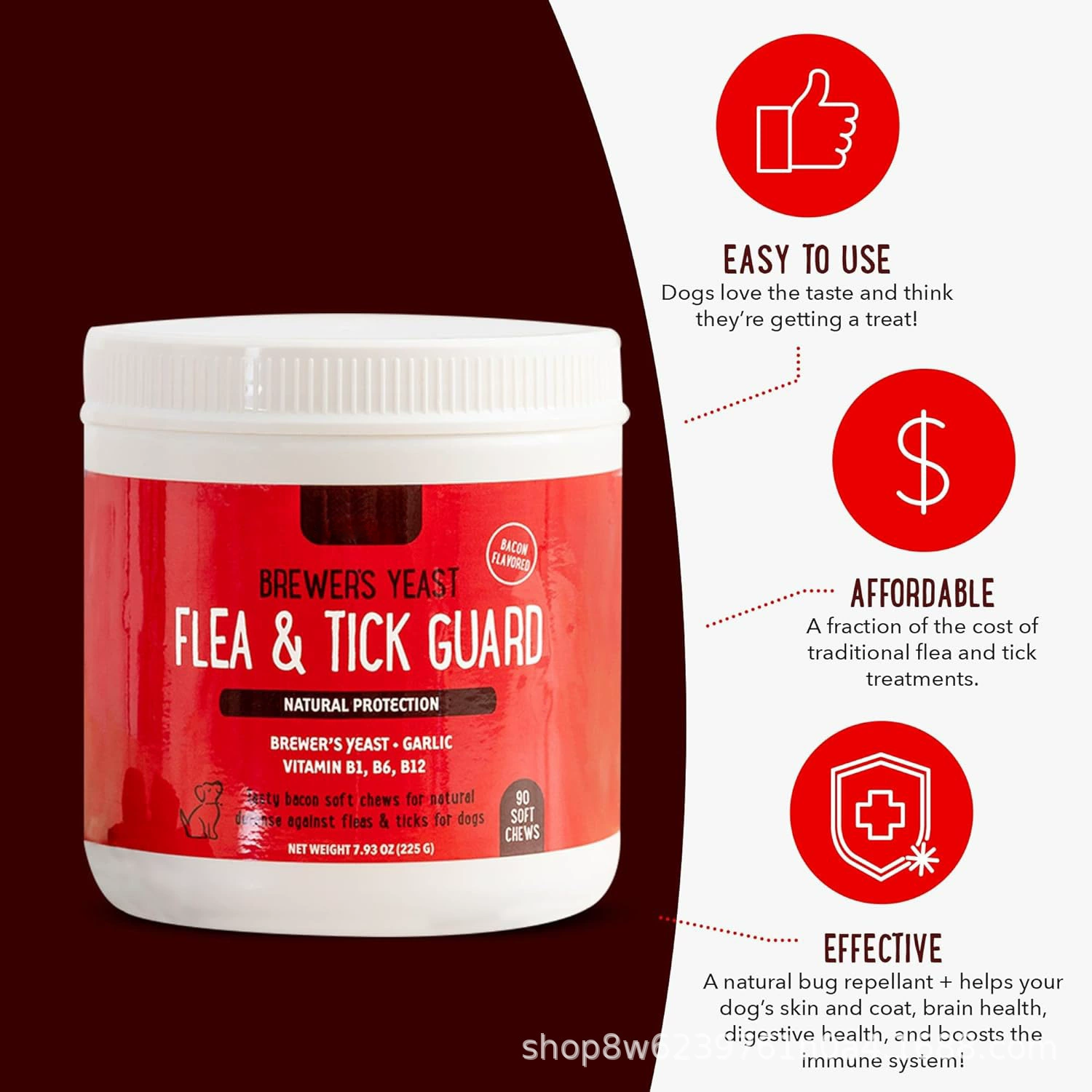 Amazon Горячие продажи домашних животных аллергии жевательные таблетки для кожи собаки и сезонной аллергии Обработка O E M производителей