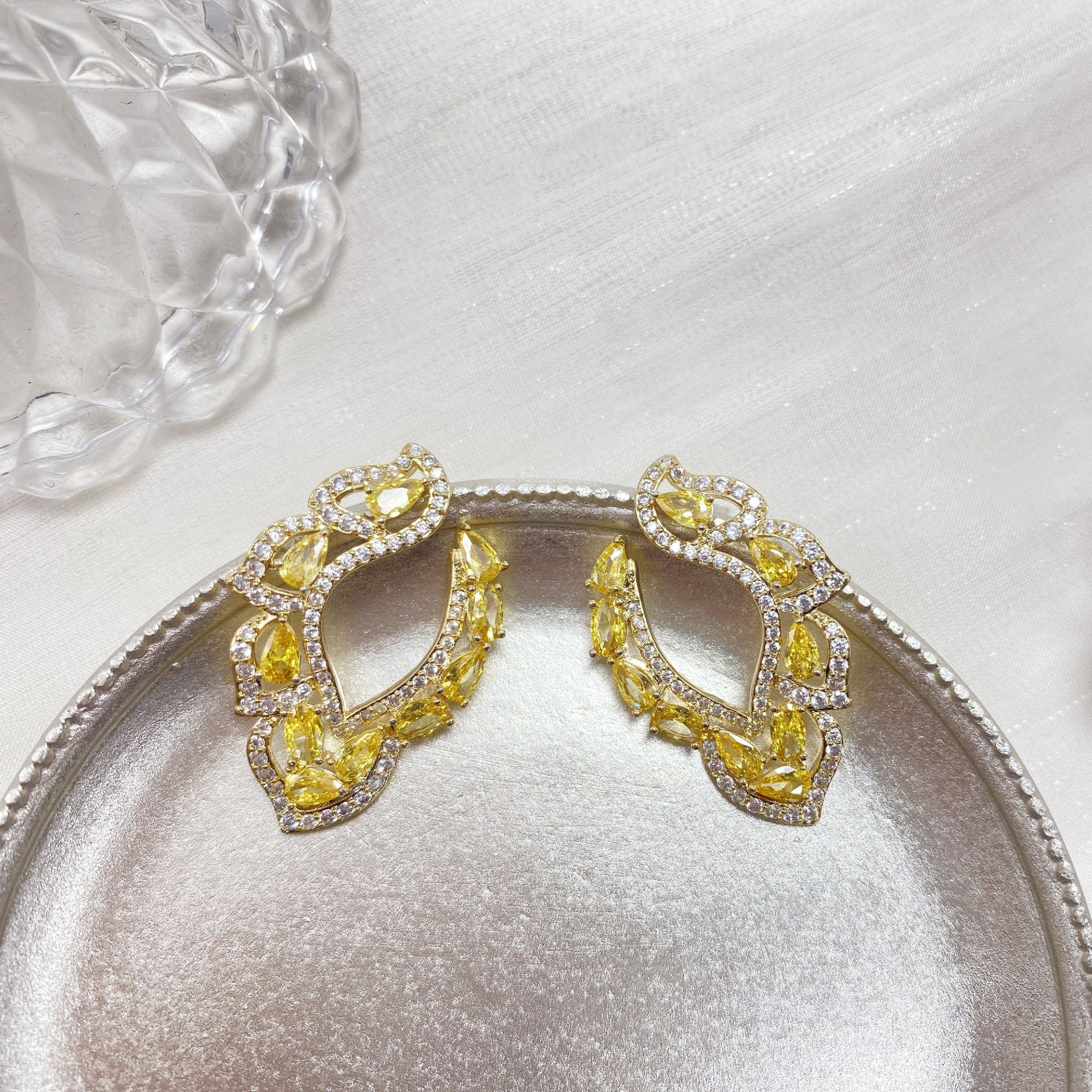 fashionable elegant earrings