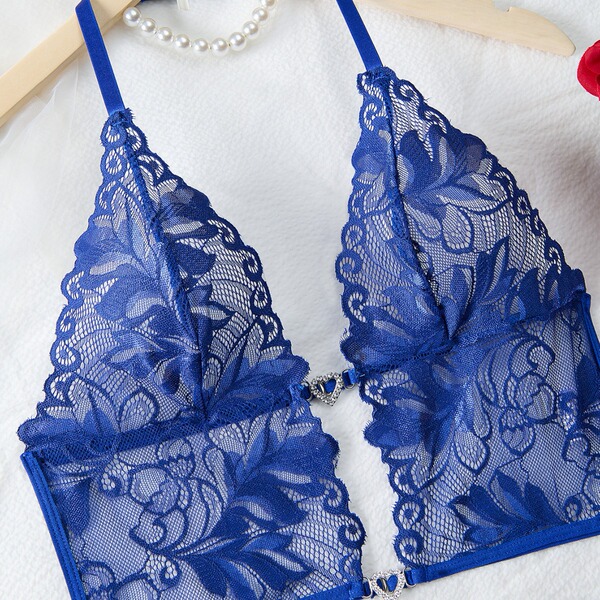 Summer ultra thin sexy lace set