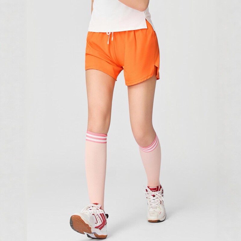 Women's summer sports shorts, quick-dry, breathable, for running and fitness, quarter-length pants, high-waisted casual pants with waterproof pockets 2668