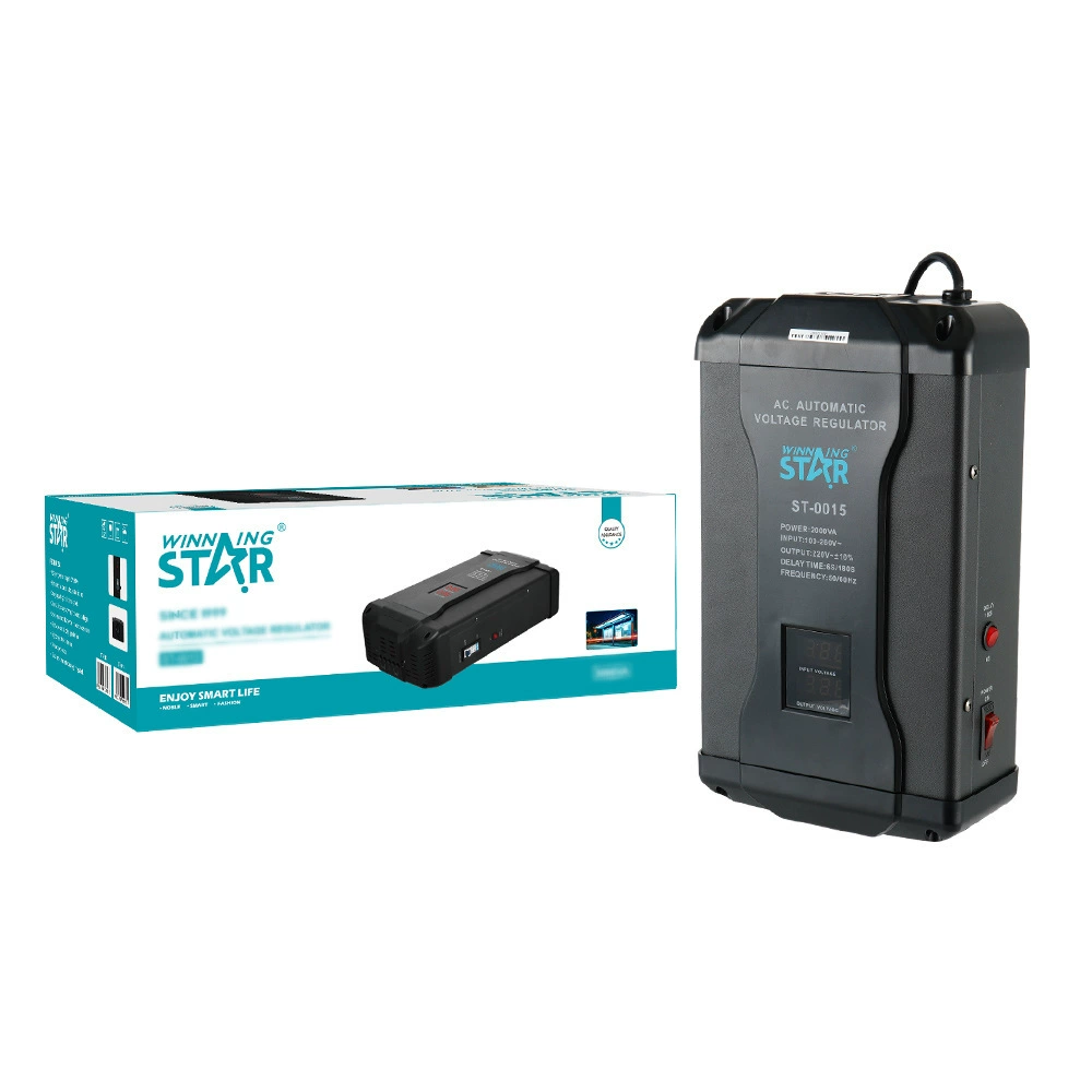 Эксклюзивный бытовой алюминиевый однофазный стабилизированный сетевой фильтр Winning Star для настенного монтажа