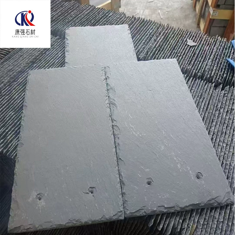 Плитка из голубого камня Крыша виллы Водонепроницаемая плитка из каменного камня Дворовое здание старинная плитка из сланца кирпичная плитка из голубого камня