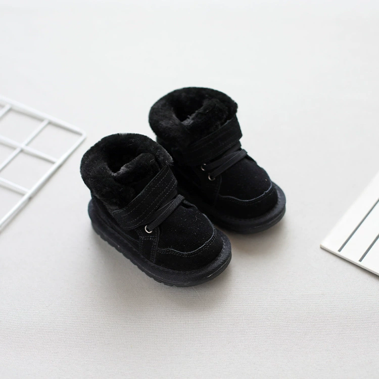 Children's demi-season shoes, fleece boots for early age for men and women, universal footwear for leisure, 3 years