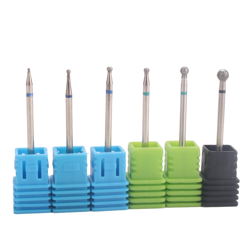 Cross-border cabeza de pulido de uñas de alta calidad Emery redonda esférica máquina de pulir eléctrica herramienta especial de eliminación de uñas