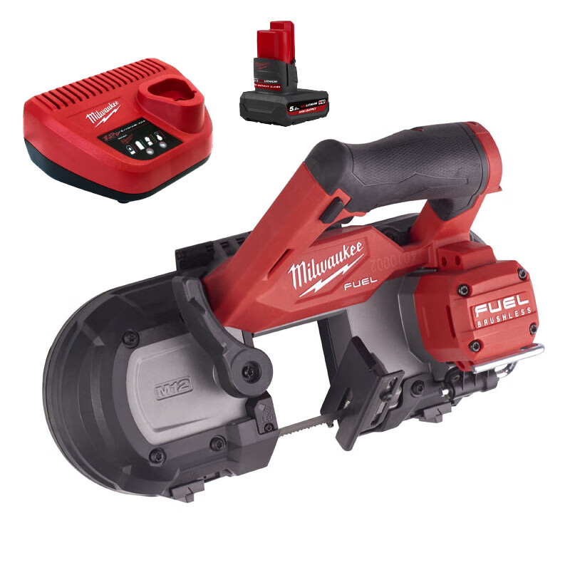 Mivochi Mivochi M12 FBS64-501CS FUEL Sierra de cinta compacta sin escobillas (una carga eléctrica)