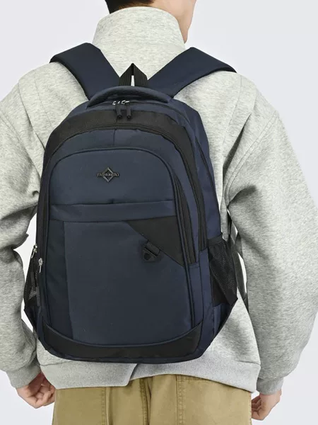 Cross-border backpack, large capacity, suitable for travel, daily commuting, and carrying a laptop; a versatile, casual, and trendy backpack for men, students, and everyday use