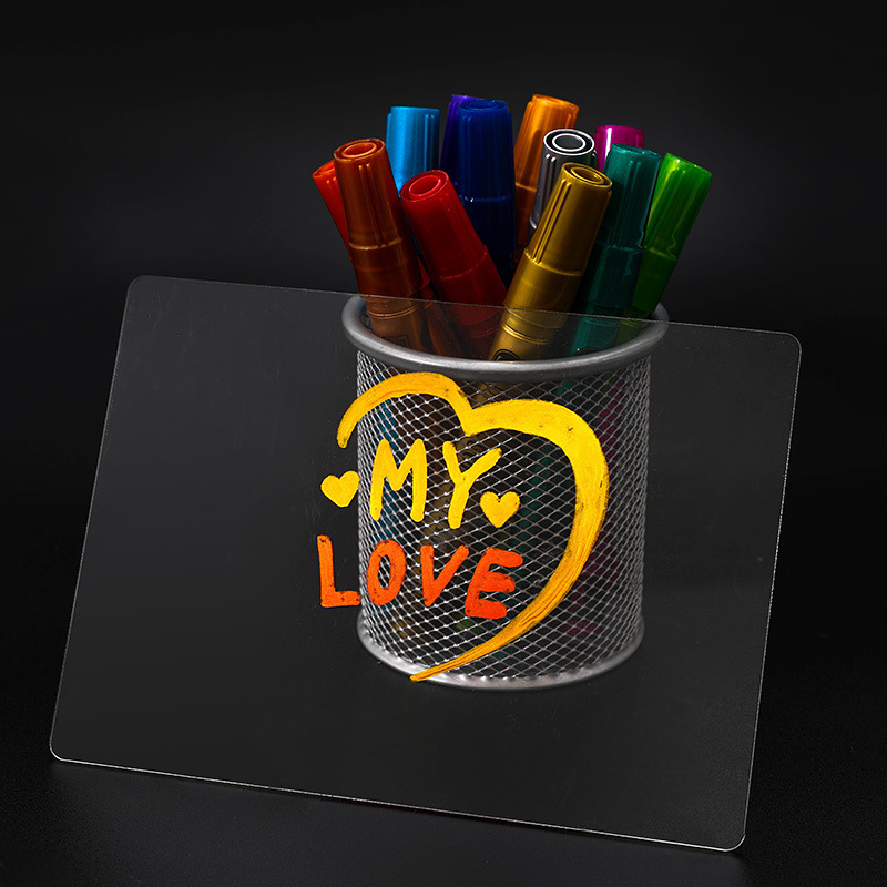 Guangna GN1003 Super oro rosa marcador a base de agua 12 colores traje DIY graffiti metal flash pintura pluma