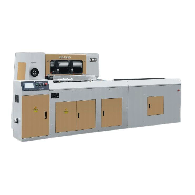 HL-QSZ380 автоматический трехсторонний книжный резак печатное оборудование трехсторонний нож