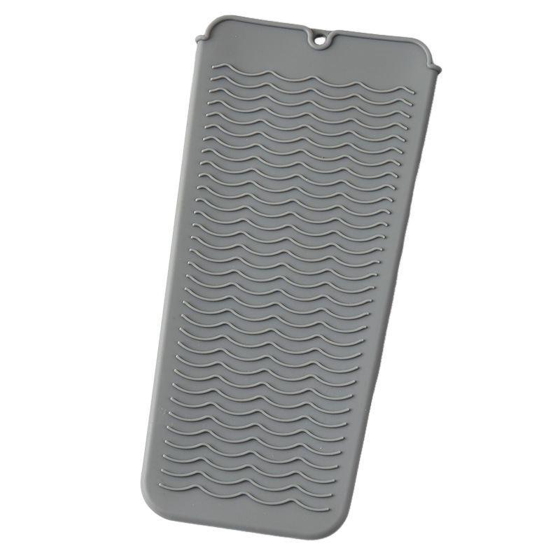 Rizador de pelo plancha de pelo perm stick almohadilla de aislamiento de silicona gran rollo perm almacenamiento antideslizante almohadilla de silicona