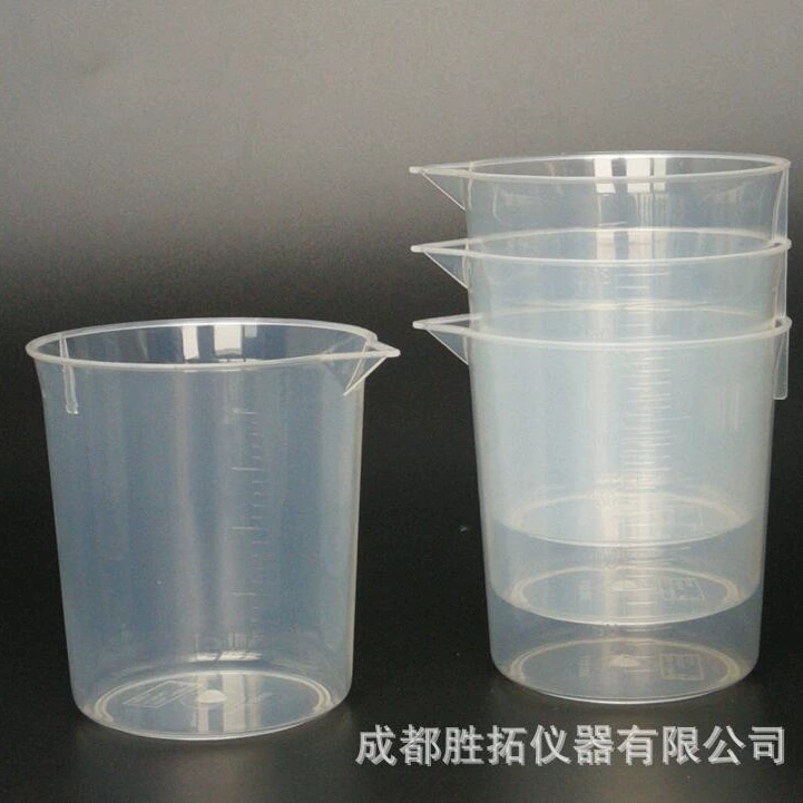 Лабораторный мерный стакан ASONE из полипропилена, промышленный пластиковый мерный стакан 10–1000 мл, чашка для смешивания