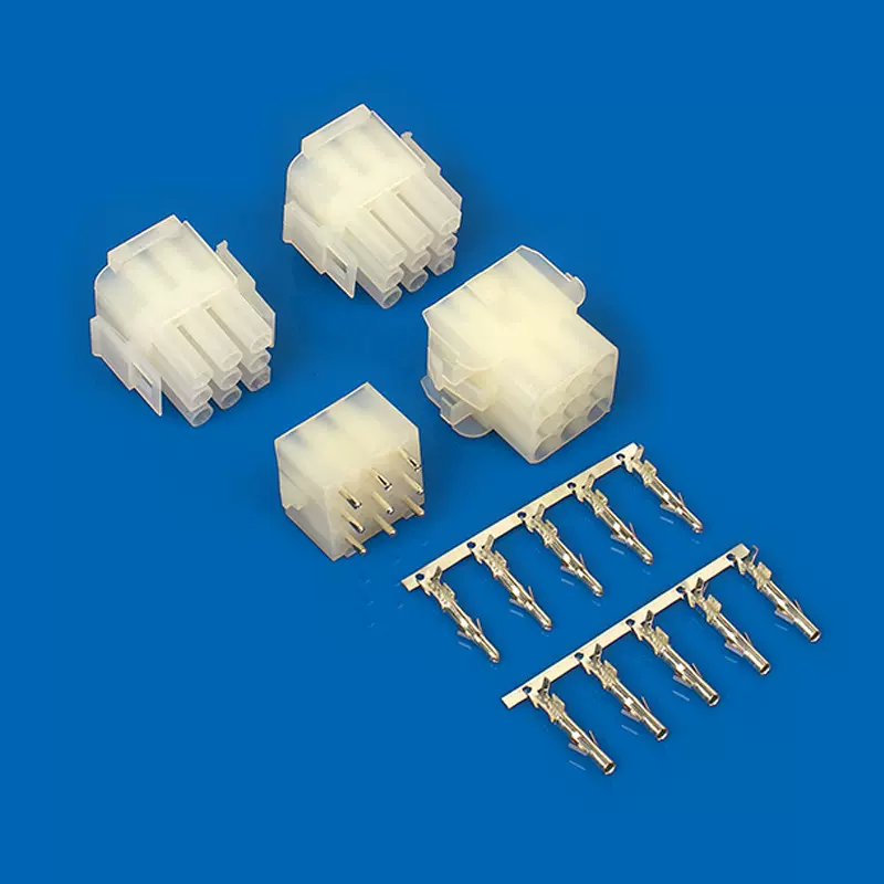 厂家现货63080 6.35mm 6.3端子专业供应2p连接器