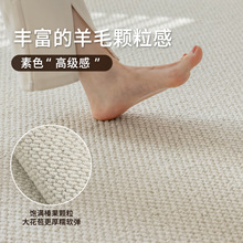 羊毛地毯客厅跨境专供简约法式轻奢奶油风高级感茶几沙发地垫