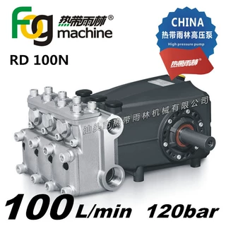 自助高压洗车房大流量100升高压柱塞泵管道疏通机环卫洗扫车水泵