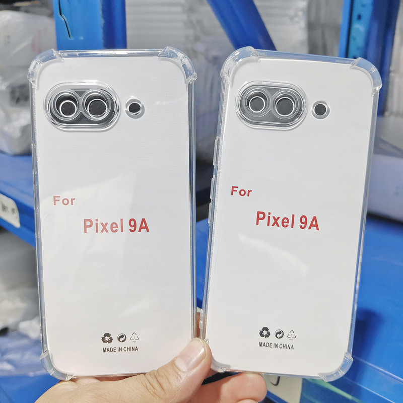 Suitable for Google Pixel 9Pro 5g Transparent Tpu Phone Case, Four-Corner Airbag Anti-Fall Tpu Protective Cover with Fine Holes Suitable for Google Pixel 9Pro 5g Transparent Tpu Phone Case, Four-Corner Airbag Anti-Fall Tpu Protective Cover with Fine Holes