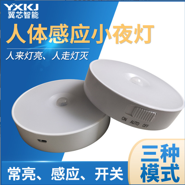 LED physiological induction night light for corridor for bed