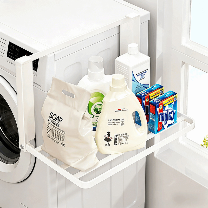 Magnetic Storage Rack for Washing Machine Side, Towel Shelf, Dryer Folding Storage Rack, Magnetic Storage Rack for Washing Machine