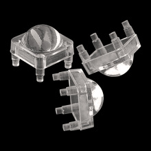 推荐TP10直径60度方形凹凸带4支柱透镜 5050 3535 3030 防水镜盖