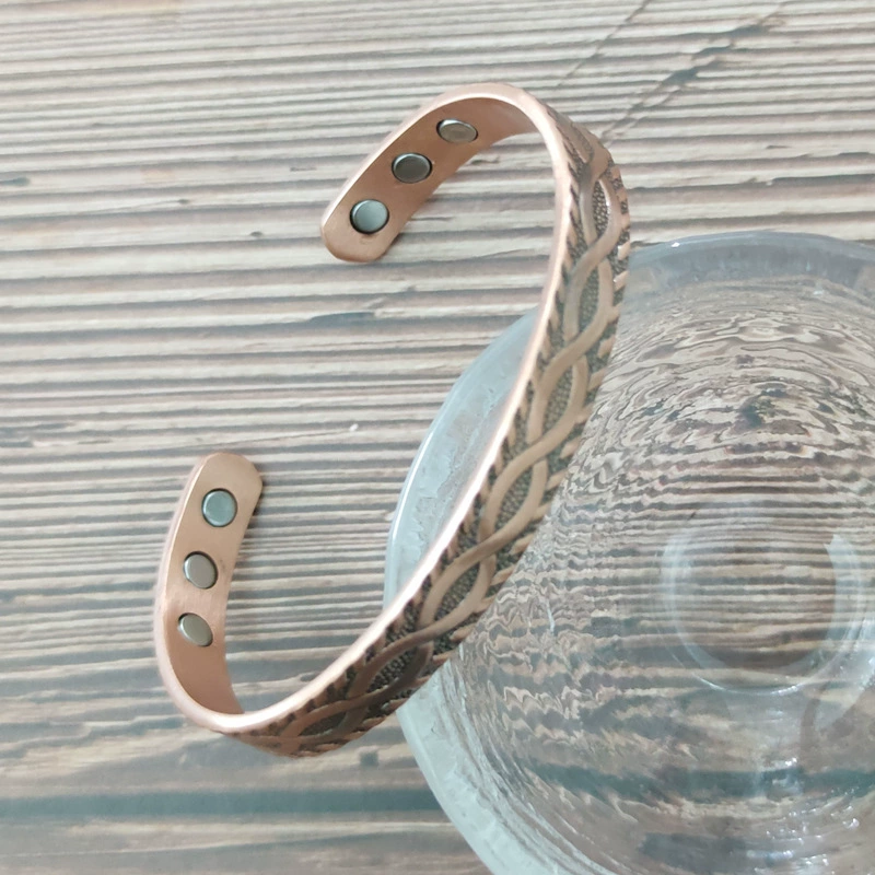 Copper magnetic bracelet, European style