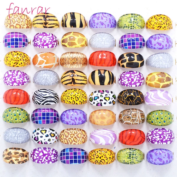 Leopard print mixed color series