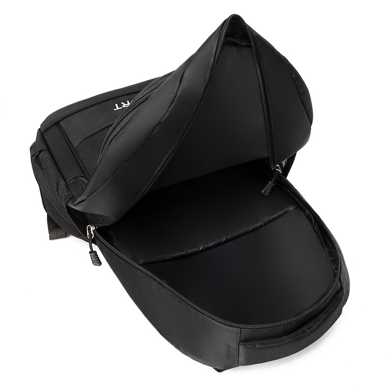 Bolso de computadora de negocios simple casual para hombres, mochila de viaje al aire libre de gran capacidad, mochila de moda para estudiantes de secundaria