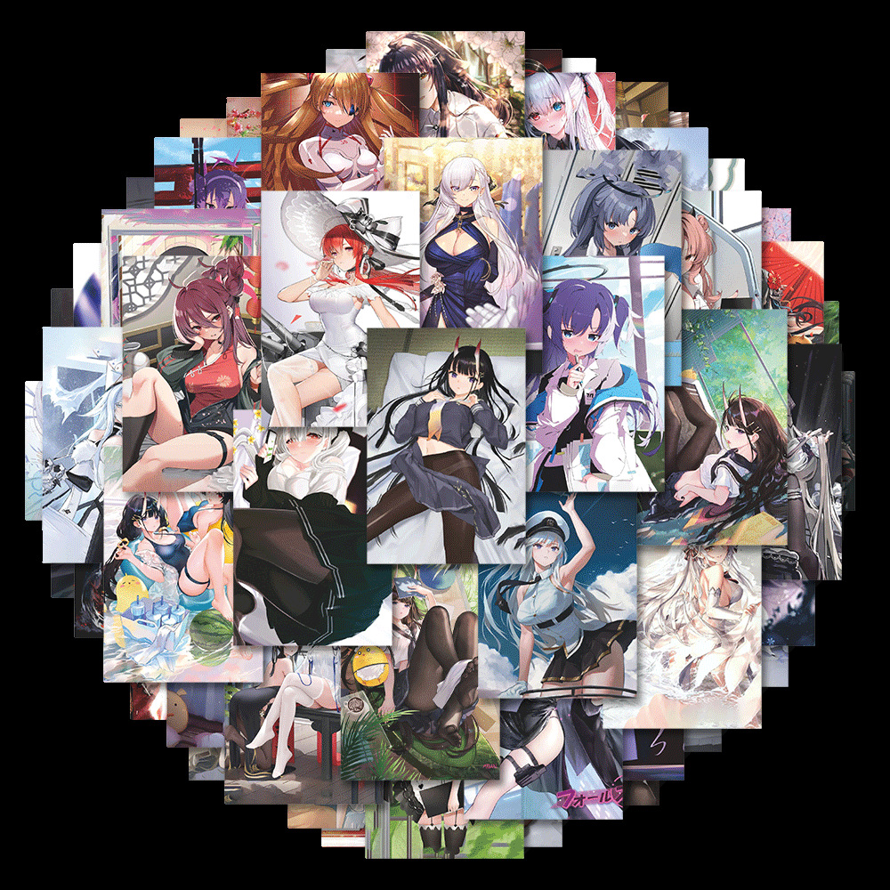 160 pegatinas de ruta azul azul cuadrado anime japonés juegos de chicas estuche de teléfono celular pegatinas impermeables iPad