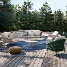 户外藤编沙发茶几组合阳台休闲小桌椅摇椅三件套懒人庭院花园家具