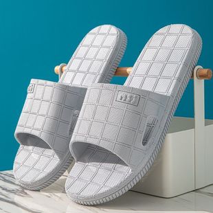 Summer New Sandals for Men and Women, Home Bathroom, Deodorant, Anti-Slip, Wear-Resistant, Thickened Hotel Shoes, Leisure Home Bathroom