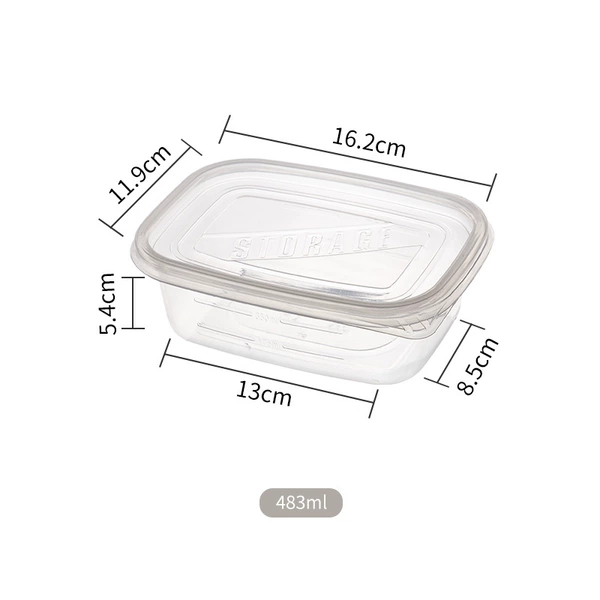 Rectangular, 483 ml