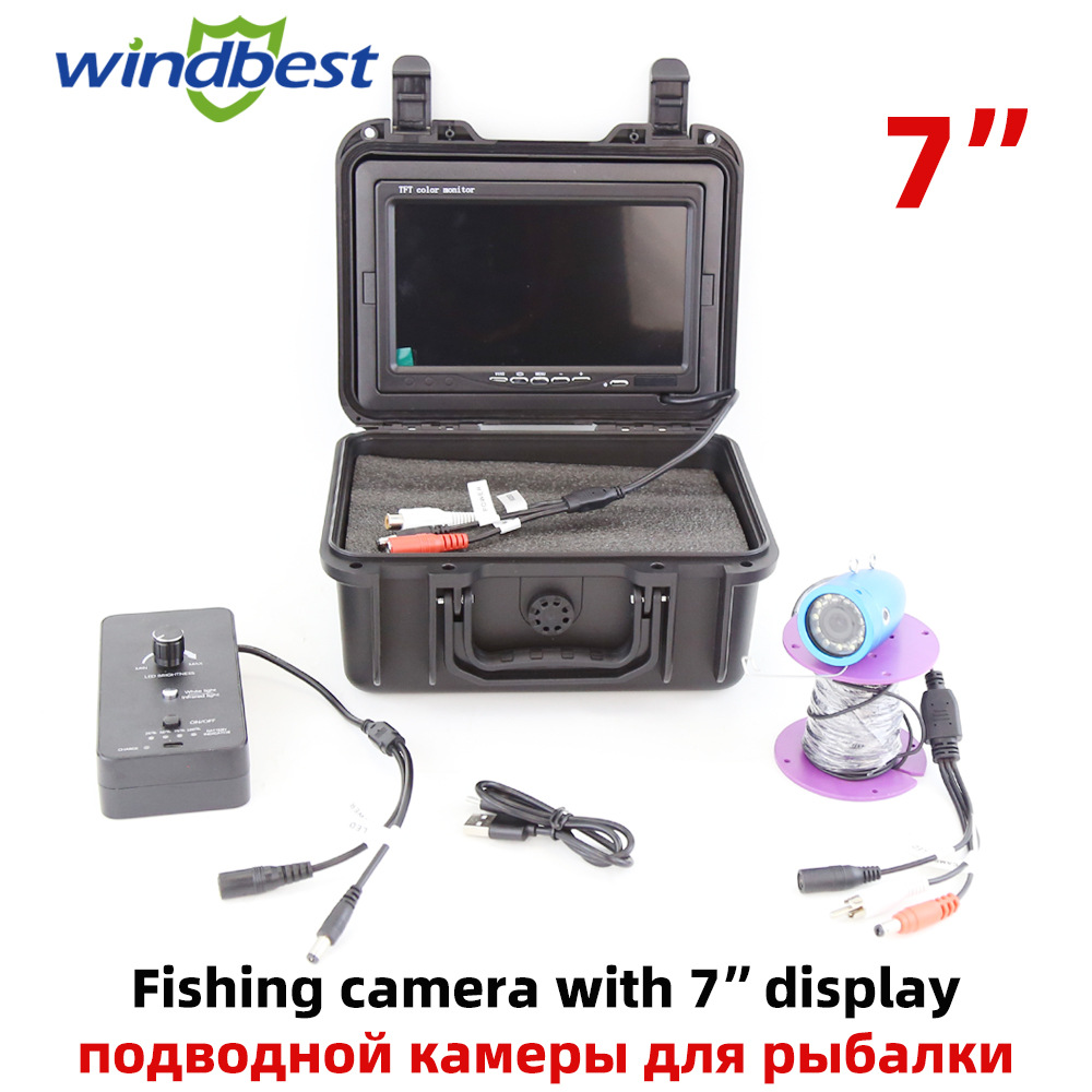 2025 New Dual-Light High-Definition Visual Fish Finder Underwater Camera Ice Fishing Night Fishing Fishing Detection Night Vision Fishing Gear